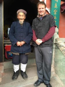 Terry Hodgkinson with Wudant Taoist Master Jia